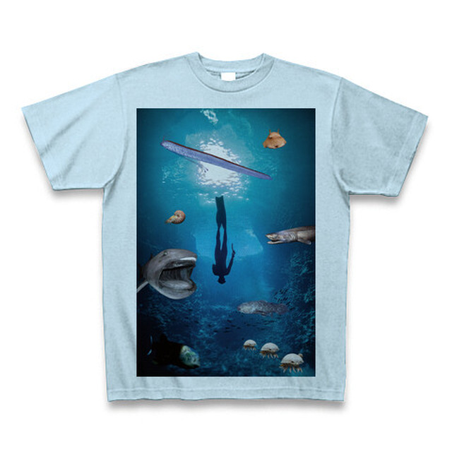 ～深海生物と人の共存～Tシャツ、スマホケース、トートバッグ